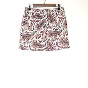 Lady Hagen Golf Pink Paisley Print Skorts Size 6